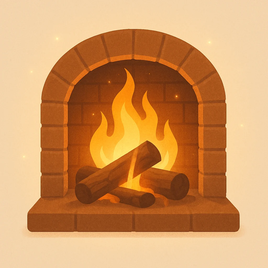 Ciepło kominka